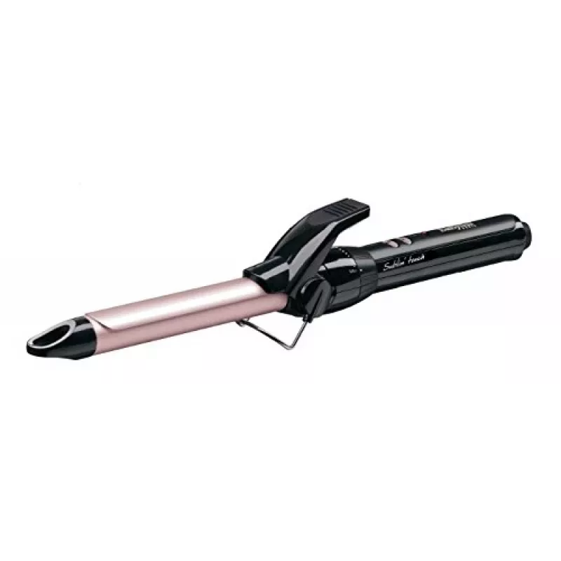Lockenstab BABYLISS Pro 180 19mm – 19 mm Zylinder, 150–180 °C, 10 Heizstufen, Kabel mit Drehgelenk, pink/schwarz