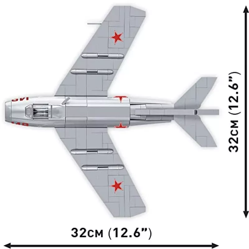 COBI Historical Collection Korean War MIG-15 NATO Code Fagot Soviet Jet