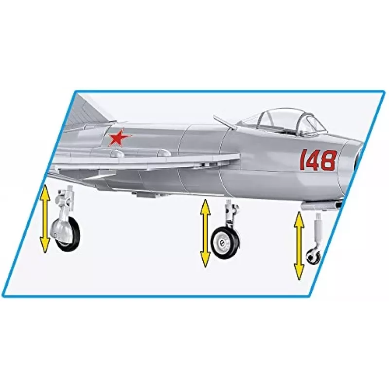 COBI Historical Collection Korean War MIG-15 NATO Code Fagot Soviet Jet