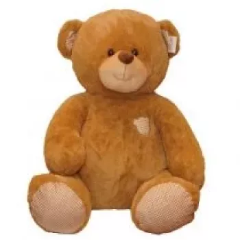 Plüschbär TULILO Oktawian 75 cm braun, Stofftier, 75 cm Höhe