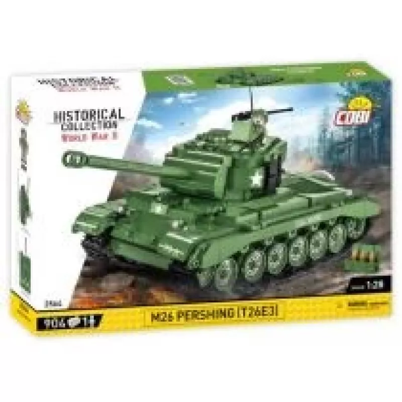 Bausatz COBI M26 Pershing T26E3 904 Teile Kunststoff für Kinder ab 3 Jahren