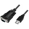 LogiLink AU0048A Serielles Kabel Schwarz 1,5 m USB A DB-9