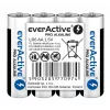 Alkaline-Batterien everActive LR6 AA 4er-Pack — 1,5 V, 3000 mAh, 50,5 × 14,5 mm