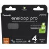Akkus PANASONIC ENELOOP PRO AA 2500 mAh 4 Stück + Etui (BK-3HCDE/4CP+CASE)