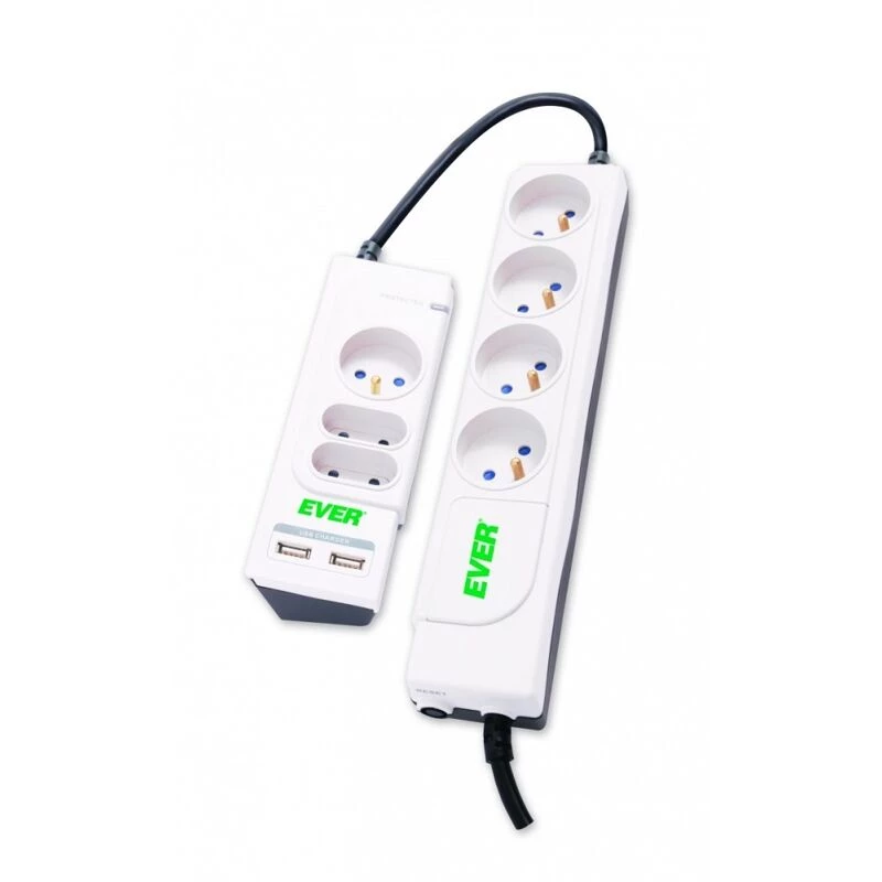 OFFICE PLUS 7 Steckdosen 250 V weiß (T/LZ06-OFP018/0000) - Ever