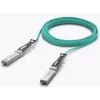 Glasfaser-/AOC-Kabel UBIQUITI UACC-AOC-SFP10-5M SFP+ zu SFP+, 10 Gbit/s, 5 m, 850 nm, PVC-Mantel, Aquamarin