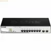 D-Link DGS-1210-10P Managed L2 Gigabit Ethernet (10/100/1000) Power over Ethernet (PoE) 1U Schwarz