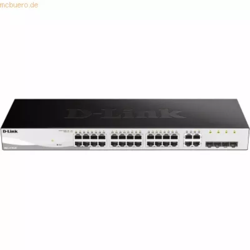 D-Link DGS-1210-28 Managed L2/L2+ 1U Schwarz
