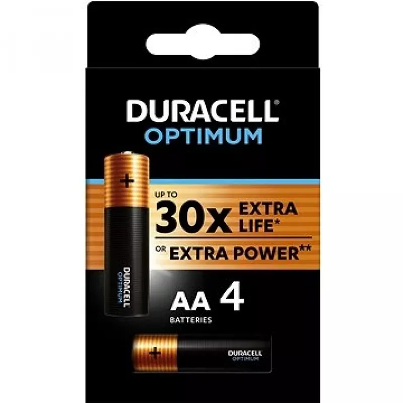 Duracell Optimum AA LR6 Batterien Blister 4 Stück