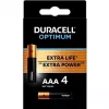 Duracell OPTIMUM AAA Alkaline-Batterien 4er-Pack – langanhaltende Energie für kleine Geräte
