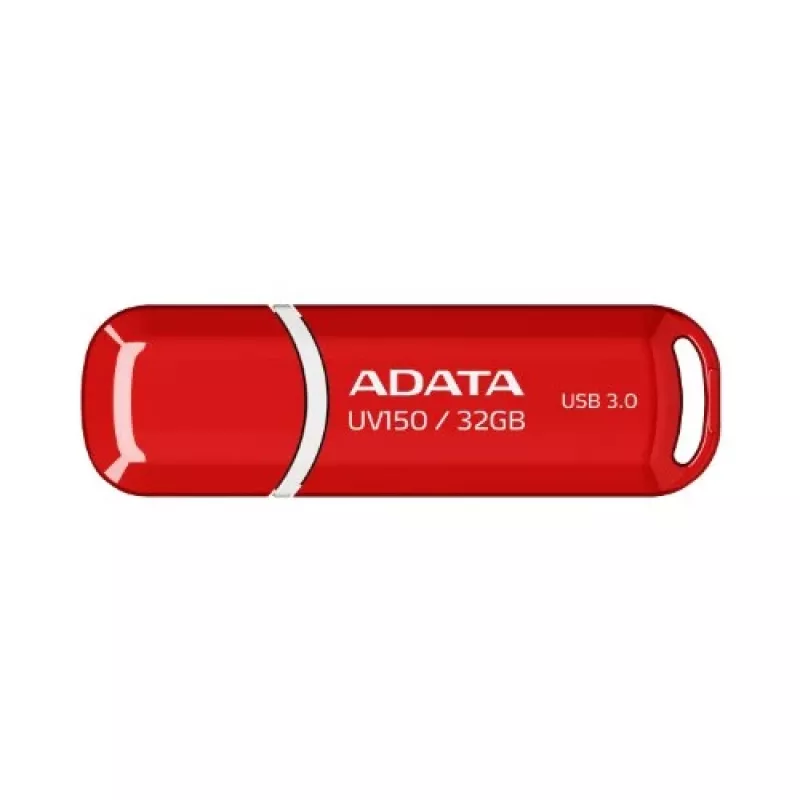 USB-Flash-Laufwerk ADATA DashDrive UV150 32 GB, USB Type-A 3.2 Gen 1, rot, Kappendesign