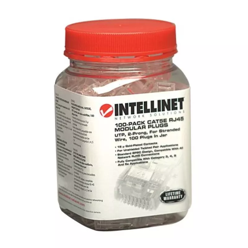 Intellinet 502375 Drahtverbinder RJ-45 Transparent