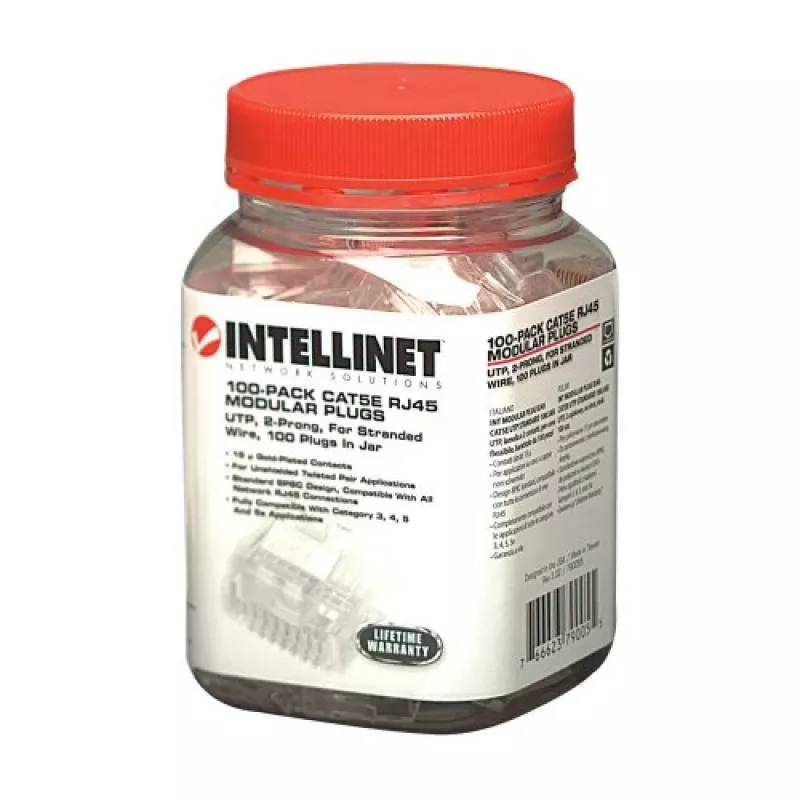 Intellinet 502375 Drahtverbinder RJ-45 Transparent