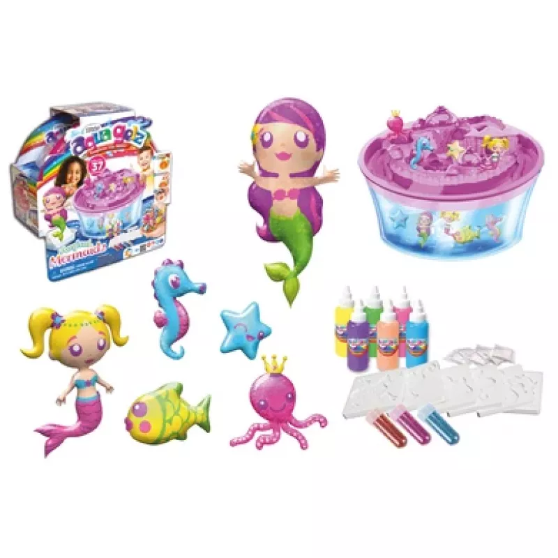 SIMBA Aqua Gelz Set Magic Mermaids Spielset, Modell 106322568, Bastelset mit wasseraktivierten Gelperlen