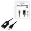 LogiLink USB 2.0 Repeater-Kabel - 5,0 m USB-Kabel 5 M USB A