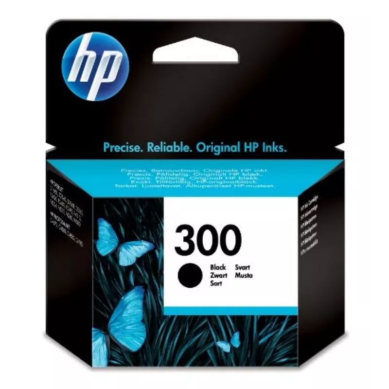 HP 300 Original-Tintenpatrone Schwarz, Schwarz, 1 Stück, 200 Seiten
