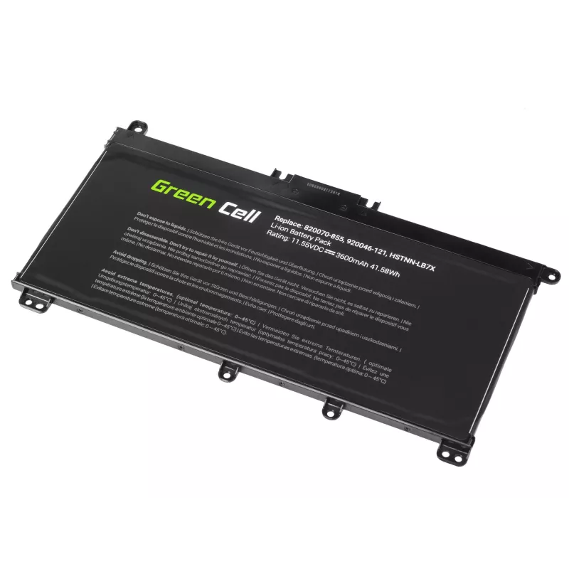 Battery Grün Cell HP145 für HP Pavilion (LiPo 3600 mAh, 11,55 V, schwarz)