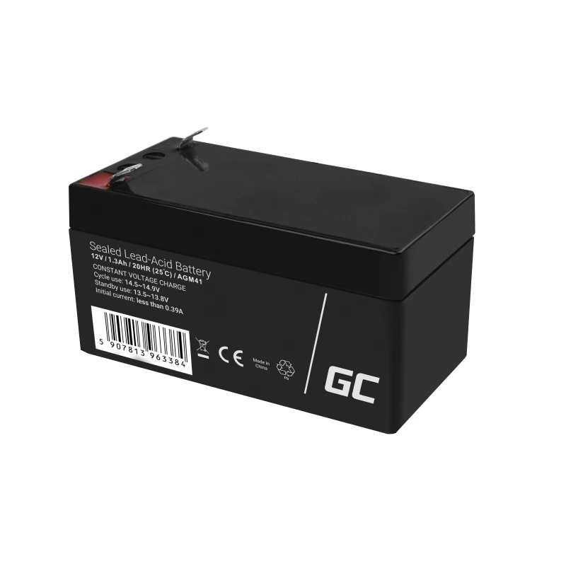 Batterie AGM VRLA 12V 1,3Ah wartungsfrei