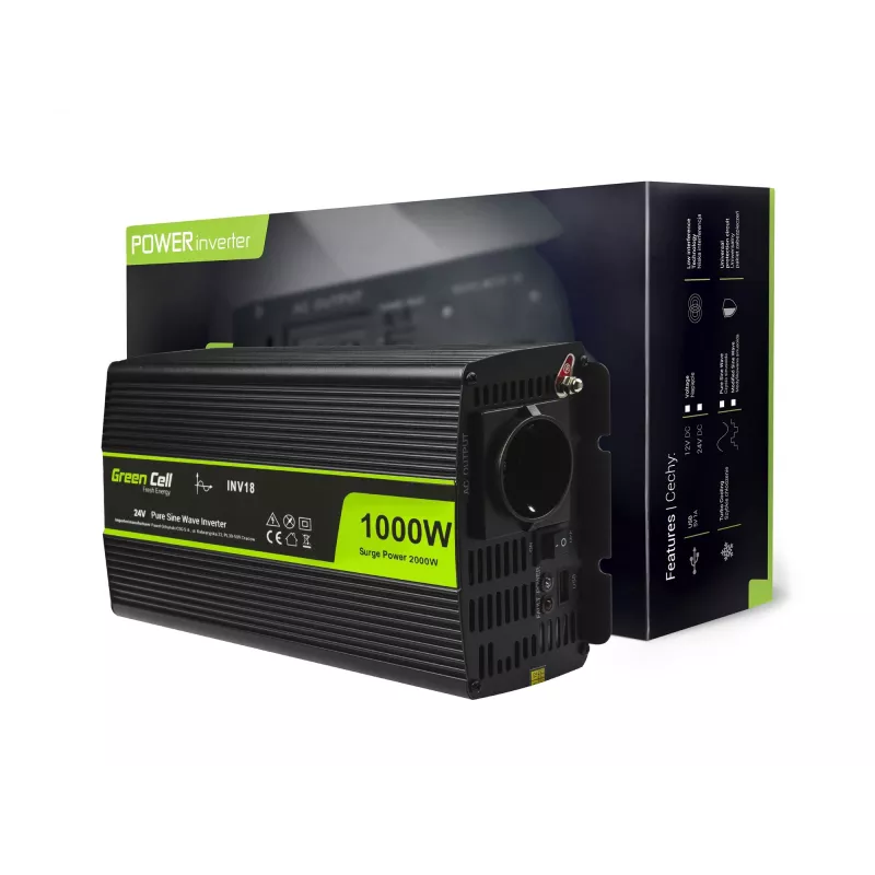 INV18 - Universal - Auto - 24 V - 1000 W - 230 V - DC-zu-AC