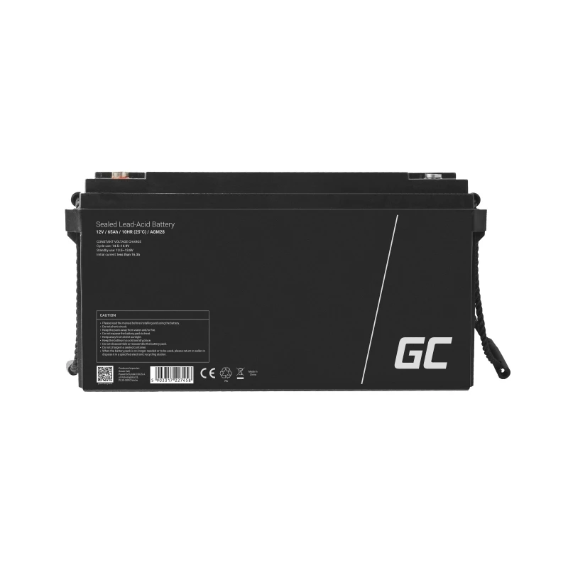 Batterie Grün Cell AGM28 industrielle wiederaufladbare Blei-Säure (VRLA) 12 V 65000 mAh, 1 Stück, 20 kg