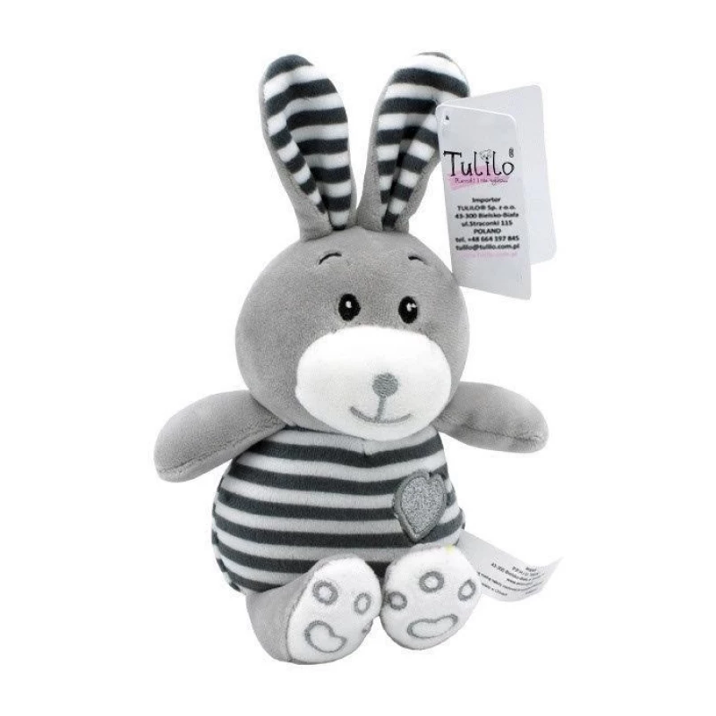 Plüschtier TULILO Striped Cuddles Hase 26 cm Plüschhasenspielzeug