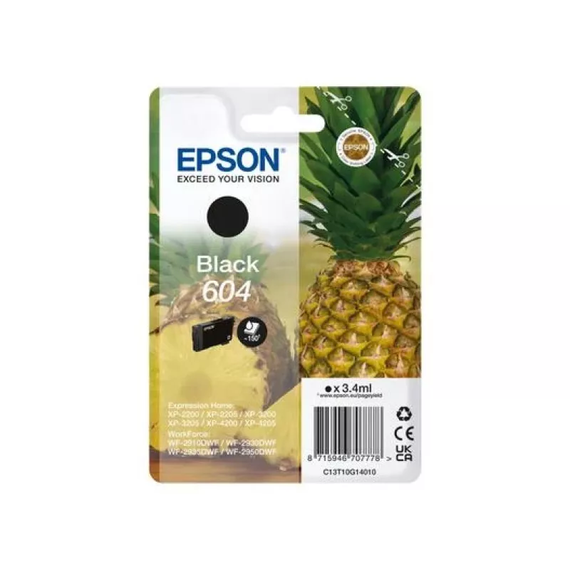 Epson 604 Tintenpatrone 1 Stück Original Standard-Reichweite Schwarz