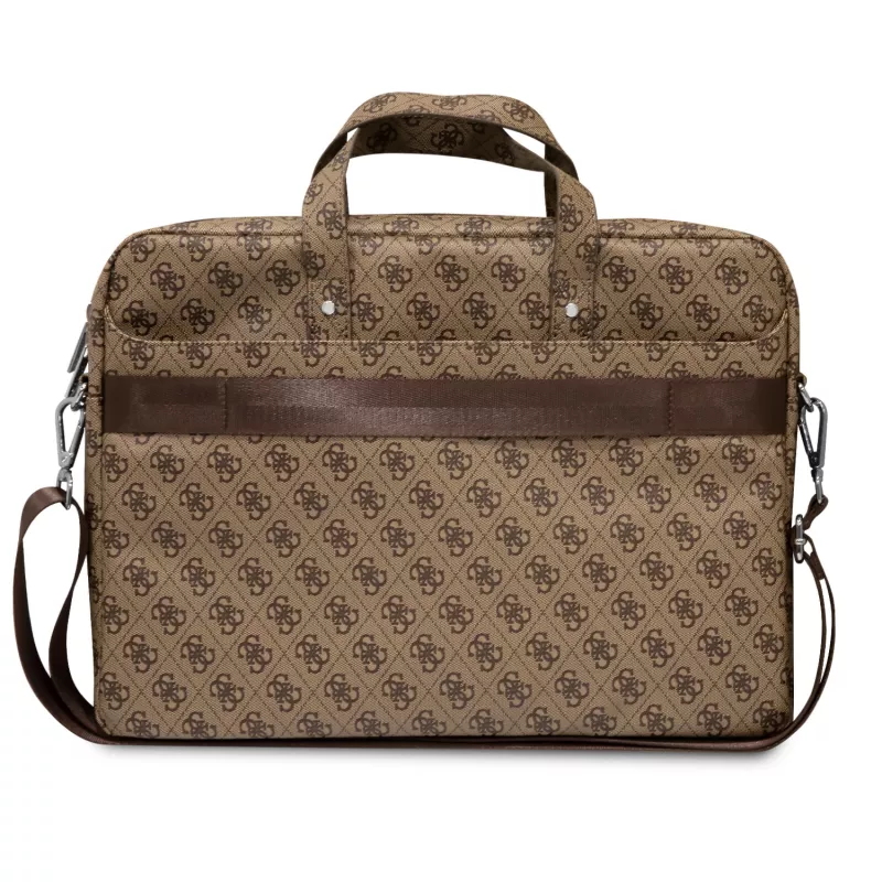 Laptoptasche GUESS GUCB15P4TW 16 Zoll braun Saffiano mit 4G-Dreieckslogo
