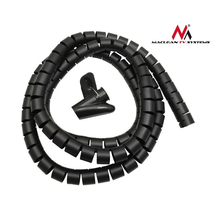 Kabel-Organisationshülle MACLEAN 2 m × 25 mm, elastisches Polypropylen, Drahtschutz