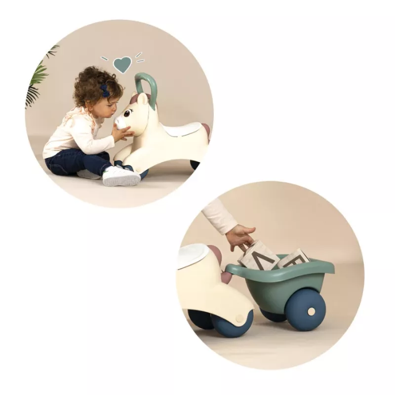 Little Smoby Baby Pony Schiebe- und Rutschfahrzeug