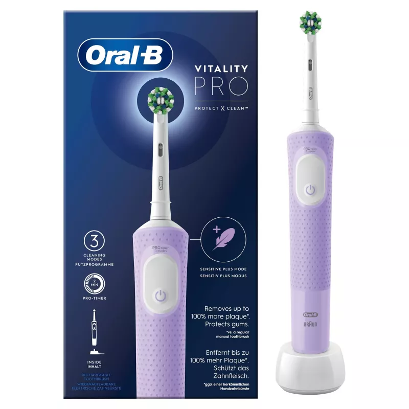 Oral-B Vitality Pro Elektrische Zahnbürste Lila 1 Bürste