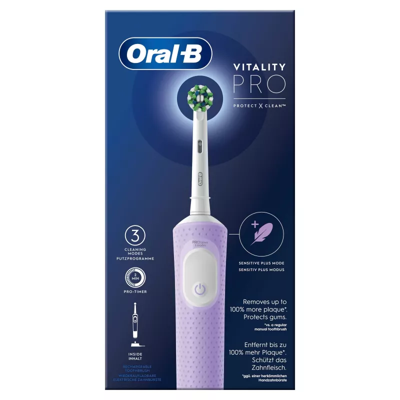 Oral-B Vitality Pro Elektrische Zahnbürste Lila 1 Bürste