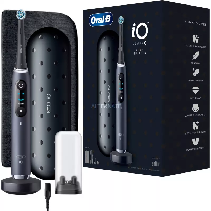 Oral-B iO Series 9 Luxe Edition Schwarz Onyx Zahnbürste