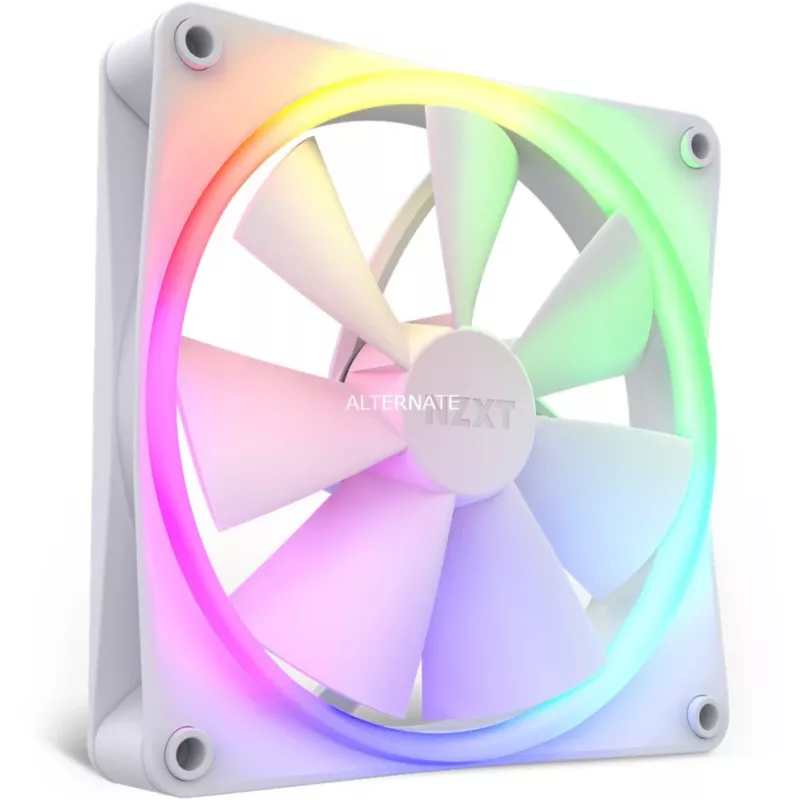 NZXT F140 RGB 140mm Weißer Einzellüfter