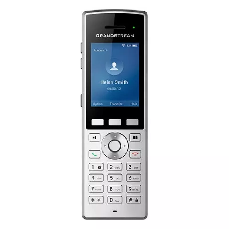 Grandstream Networks WP822 IP-Telefon Schwarz, Silber 2 Leitungen LCD Wi-Fi