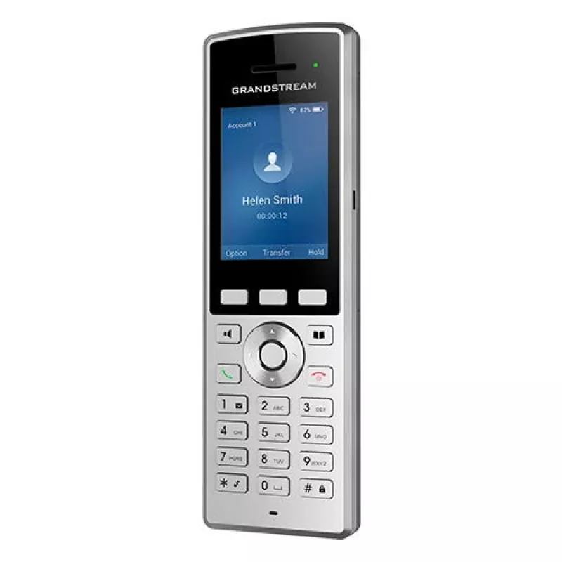 Grandstream Networks WP822 IP-Telefon Schwarz, Silber 2 Leitungen LCD Wi-Fi