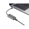 USB-Hub NATEC Cricket USB 3.2 Gen 1 Typ-A mit RJ-45 Ethernet 1000 Mbit/s, Aluminiumgehäuse, schwarz