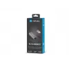 USB-Hub NATEC Cricket USB 3.2 Gen 1 Typ-A mit RJ-45 Ethernet 1000 Mbit/s, Aluminiumgehäuse, schwarz
