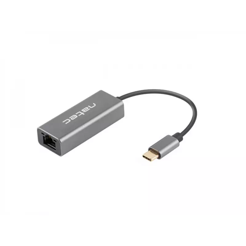 NATEC Cricket USB 3.2 Gen 1 Type-C Grau Ethernet Hub 1000 Mbit/s