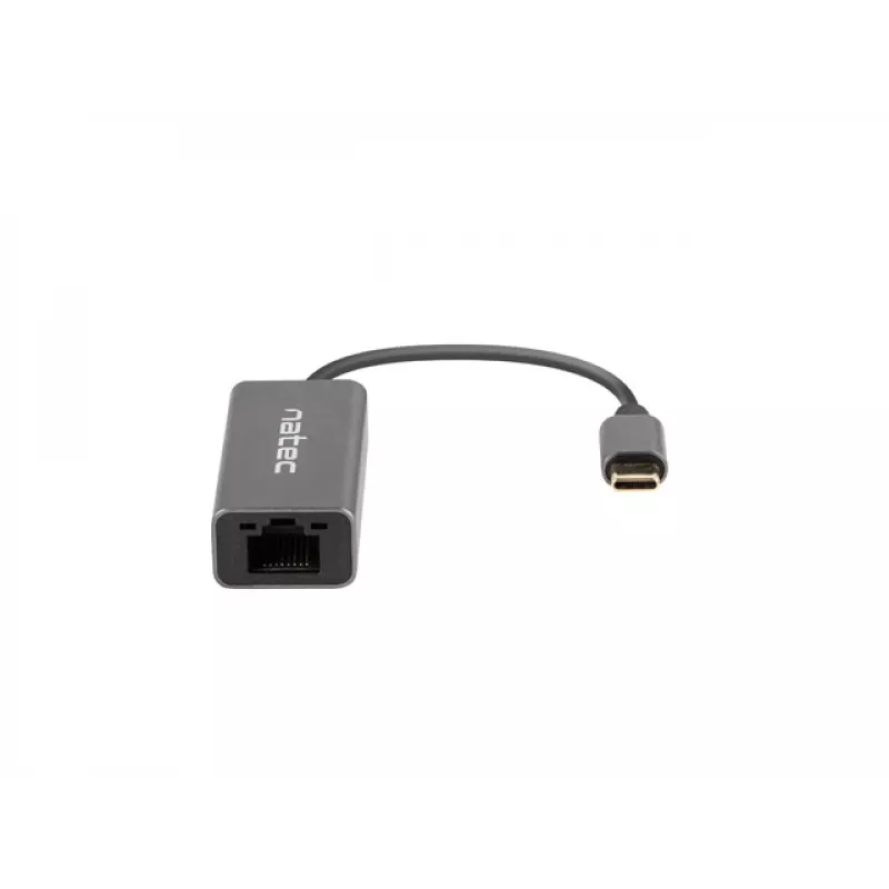 NATEC Cricket USB 3.2 Gen 1 Type-C Grau Ethernet Hub 1000 Mbit/s