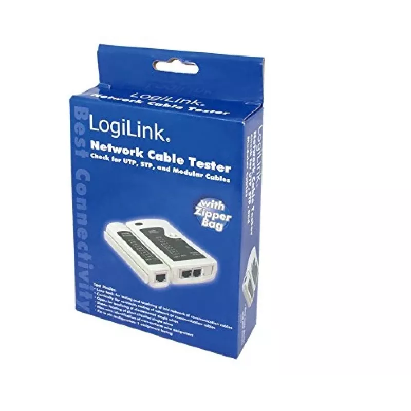 Kabeltester, LogiLink WZ0010, Netzwerkkabel-Prüfgerät