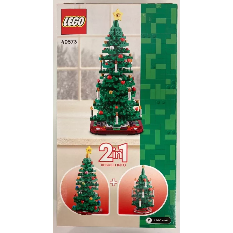 LEGO Weihnachtsbaum Set 40573 – saisonales Ausstellungsmodell, dekorativer Mini-Bau
