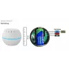 Shelly H&T, Feuchtigkeits- und Temperatursensor kabellos, kompakt, WiFi, Hygrometer, Heimautomation, iOS Android App – Schwarz