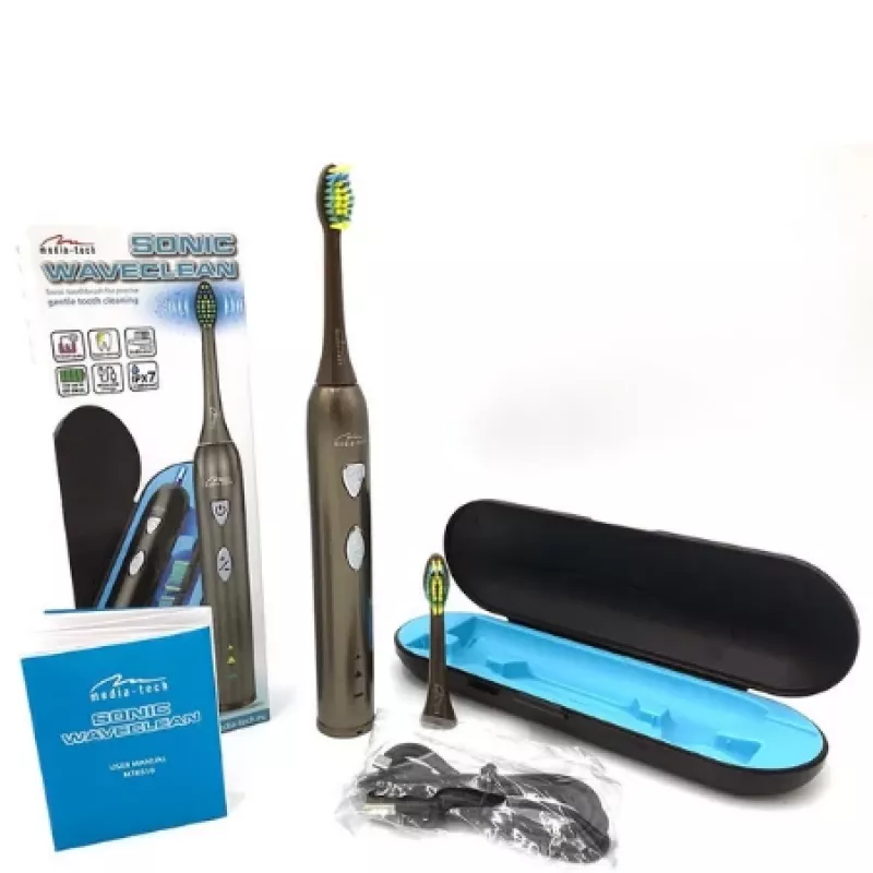 Zahnbürste Media-Tech SONIC WAVECLEAN Erwachsene Braun