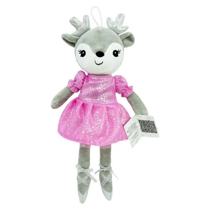 Plüschtier TULILO Celinka Hirsch 35 cm weiches Stofftier, Spielzeug für Kinder
