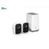 Eufy Security S300 EufyCam 3C 2-Kamera-Set Überwachungskamera Außen kabellos, 4K-Kamera, erweiterbarer lokaler Speicher bis zu 16 TB, Gesichtserkennungs-KI