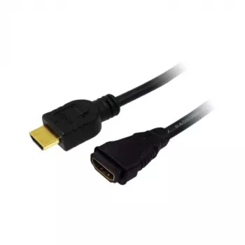 LogiLink CH0057 HDMI Kabelverlängerung Schwarz 4K UHD 3m HDMI-A Stecker T