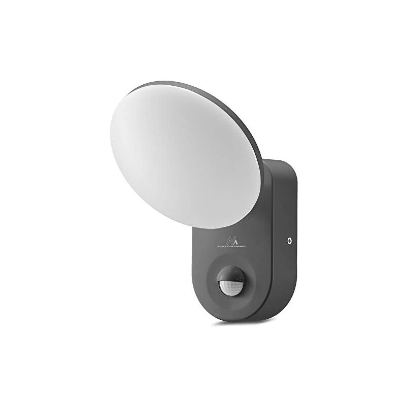 MACLEAN MCE367 Wandleuchte LED mit PIR-Sensor, Außen-Wandleuchte mit Bewegungsmelder