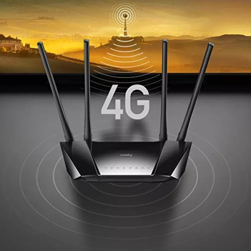Cudy LT400 Wireless Router Fast Ethernet Single-band (2.4 GHz) 4G Schwarz