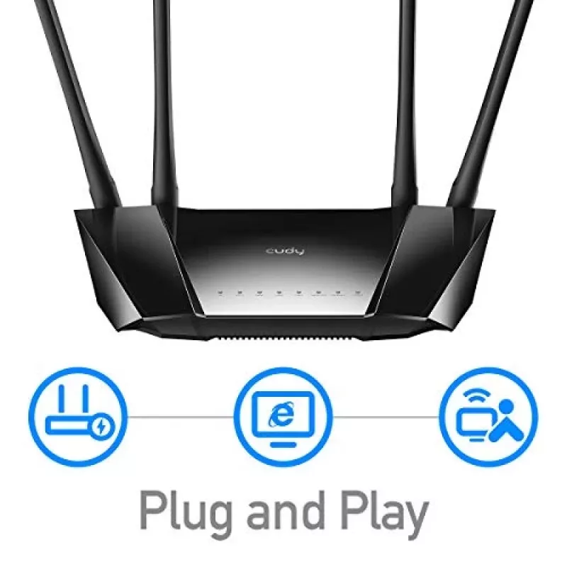 Cudy LT400 Wireless Router Fast Ethernet Single-band (2.4 GHz) 4G Schwarz