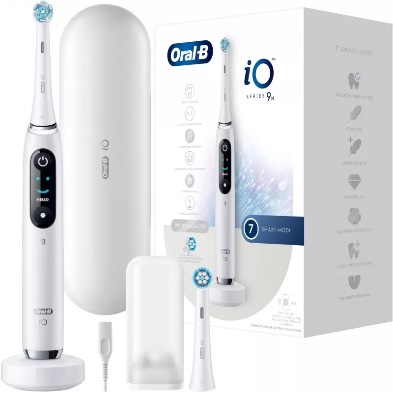 Oral-B iO 9N Vibrationszahnbürste für Erwachsene Weiß